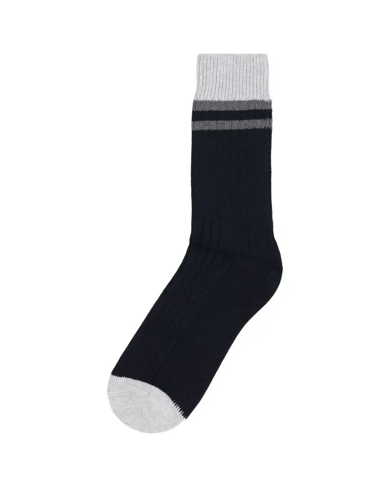 Brunello Cucinelli Men Black Cotton Socks Clothing Black