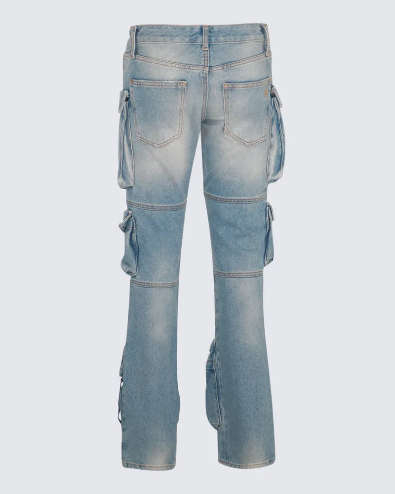 ATTICO Women's Jeans Blue _co Blue