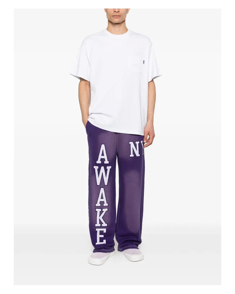 AWAKE NY Chest Pocket Cotton T-Shirt — White White