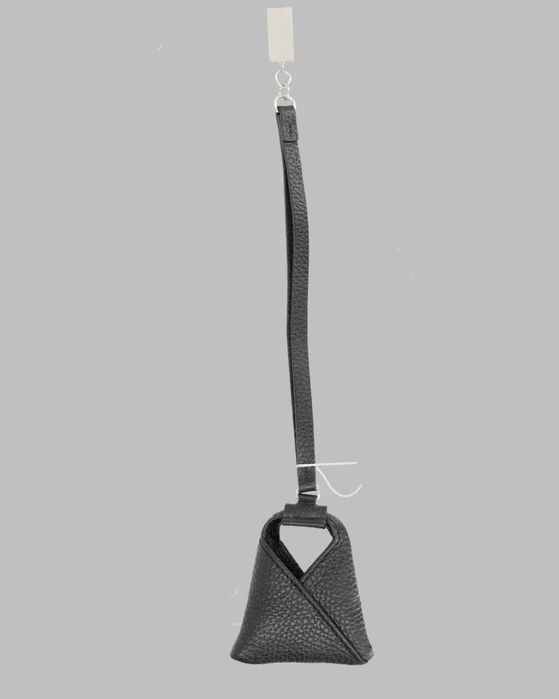 Maison Margiela Women's Bag Charm Japanese Leather Black Accessories Black