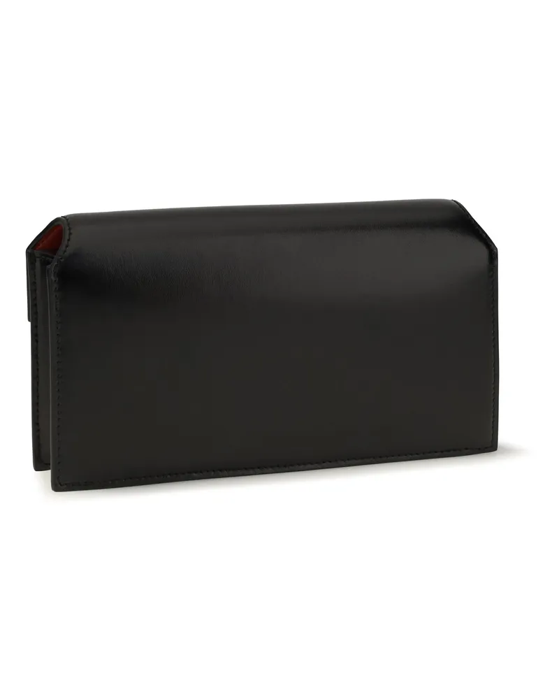 Givenchy Women's Leather Pouch Antigona Box With Chain Black Calf Wallets & Purses Black