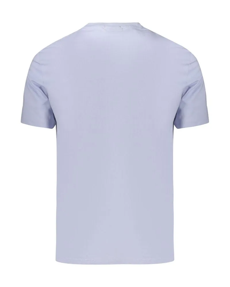 Calvin Klein Logo-Appliqué Cotton T-Shirt — Blue Blue