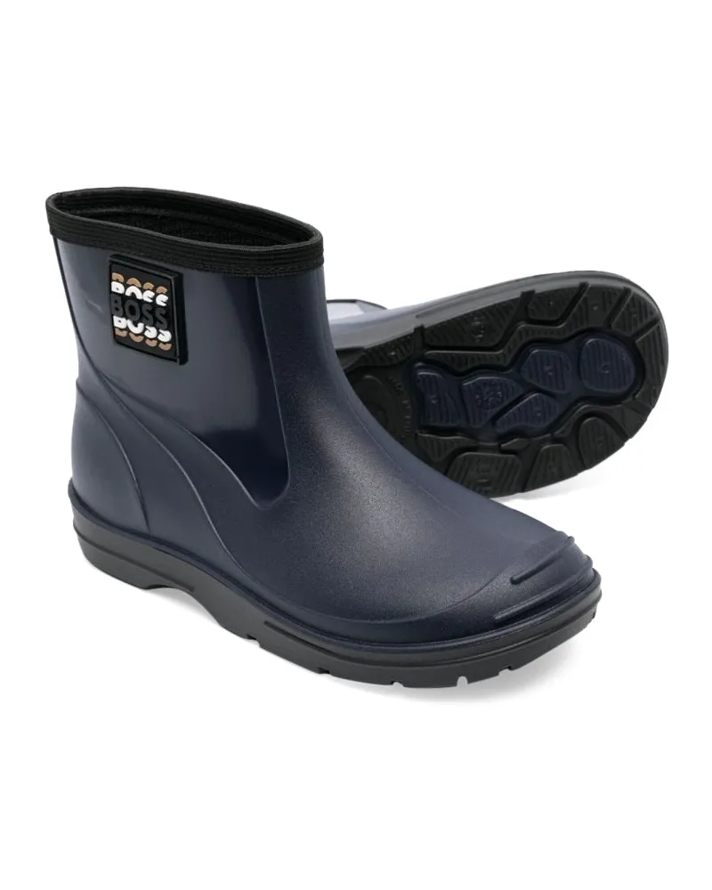 HUGO BOSS Waterproof SST Rain Boot — Blue Blue