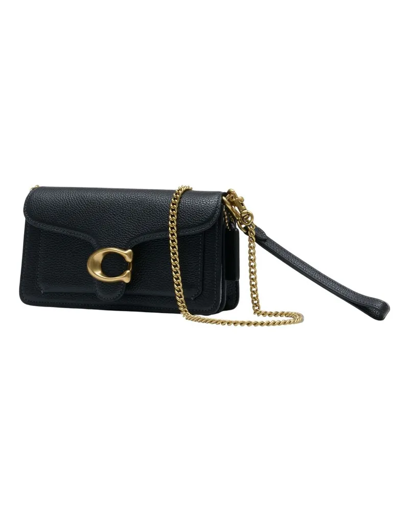 Coach Women's Tabby Chain 19 Crossbody -  Leather Black Cowhide Bags Crossbodies Black