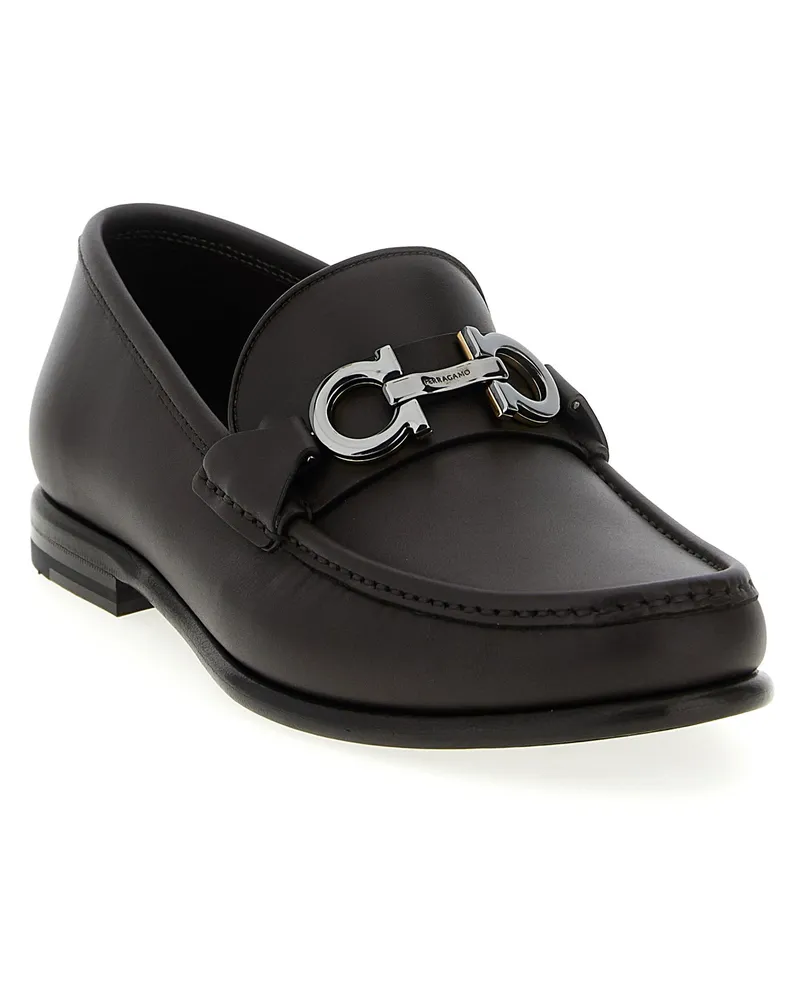 Ferragamo Avril Loafer — Black Black