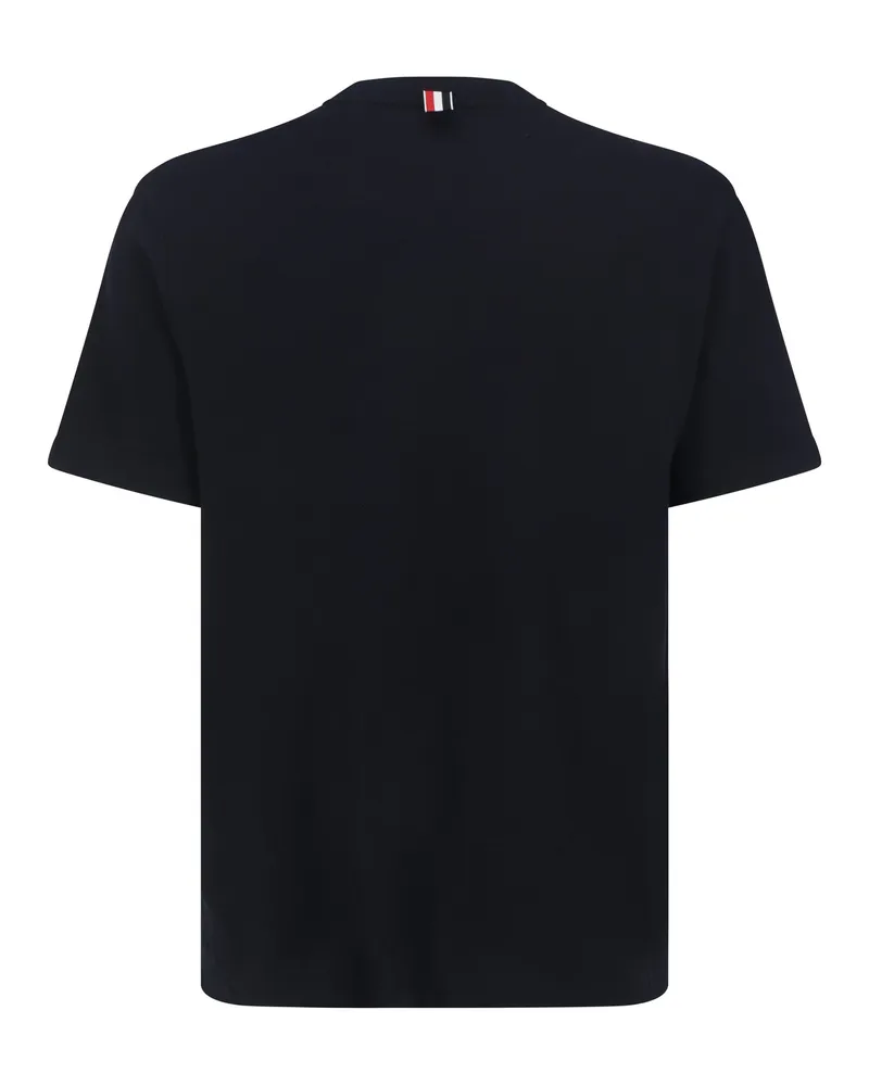 Thom Browne Men's Cotton T-Shirt Navy T-Shirts And Polos Navy