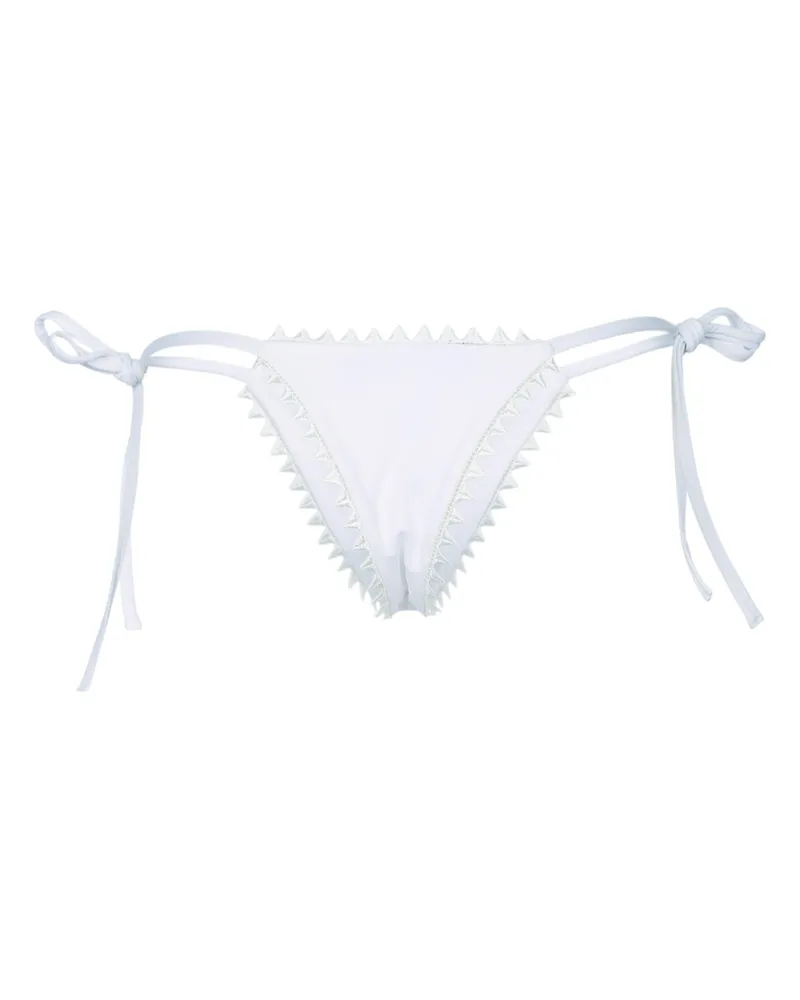 Jacquemus Women's Le Bas De Maillot Picot White Costumi Da Bagno Swimwear White