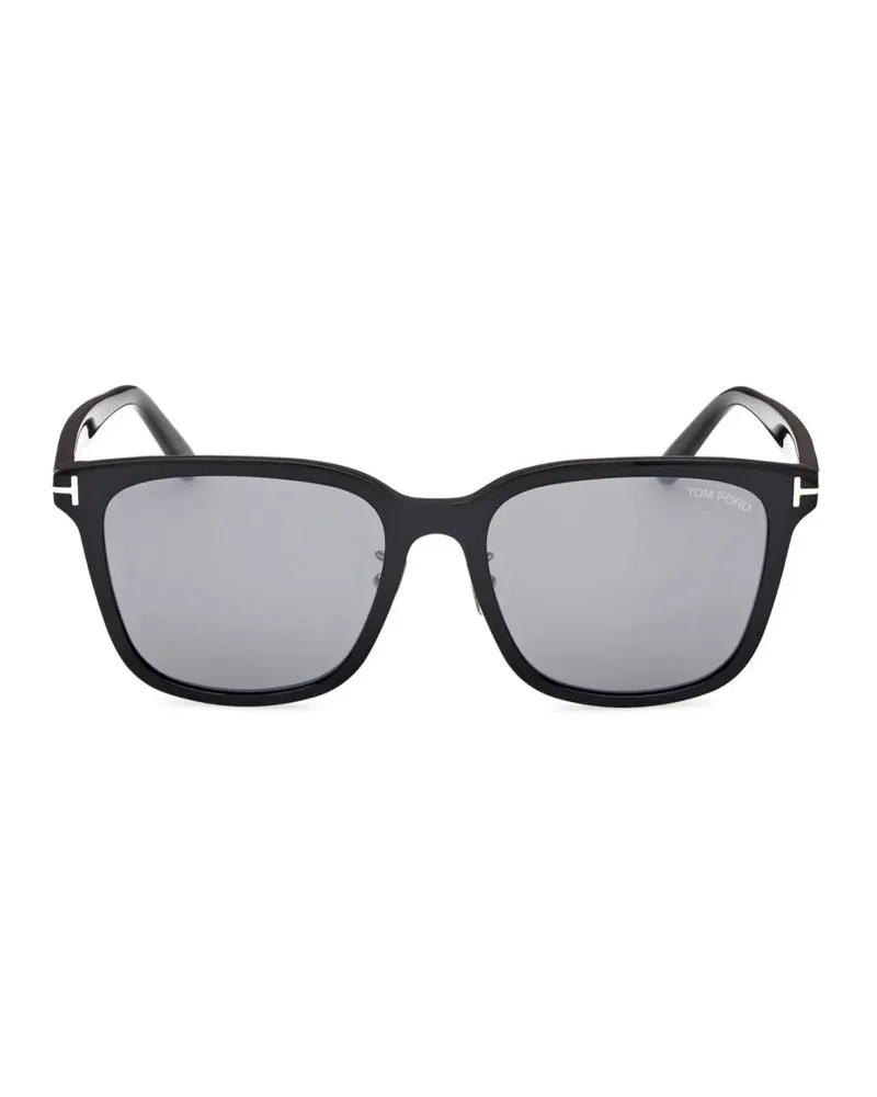 Tom Ford FT1136-K01B Square Full Rim Sunglasses — Black Black