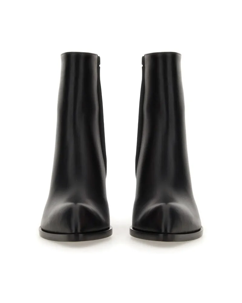 Gianvito Rossi Leather Boot — Black Black