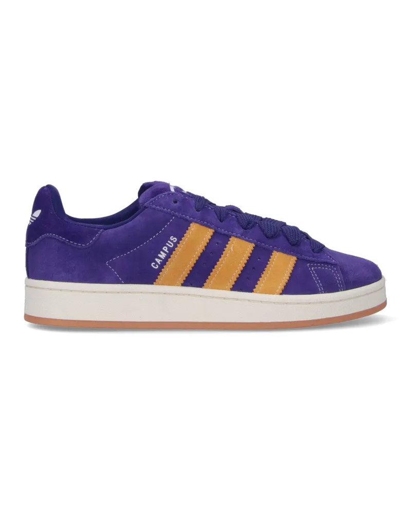 adidas Men's Sneakers Violet Leather Purple