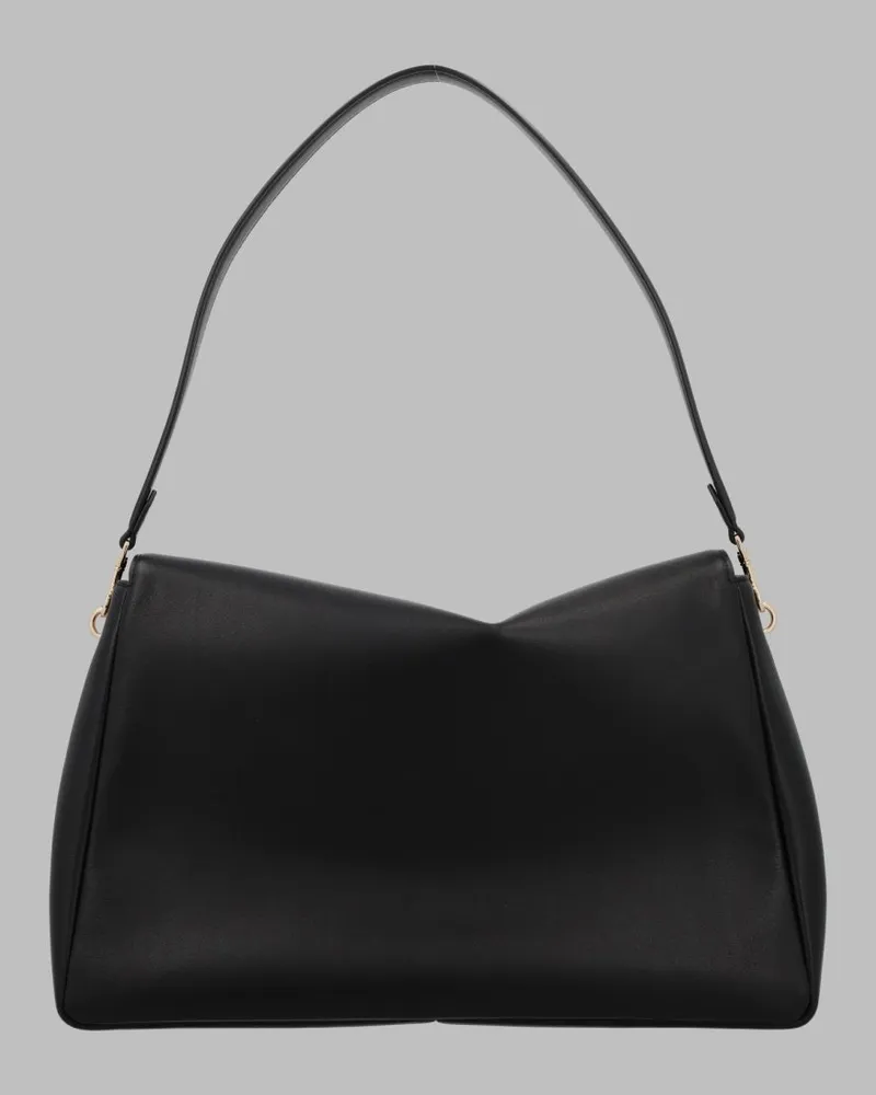 Tory Burch Charlie Shoulder Bag — Black Black