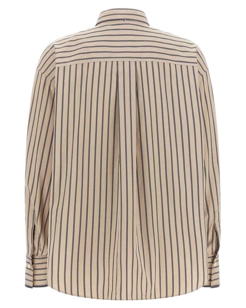 Brunello Cucinelli Women Beige Cotton Blouse Beige