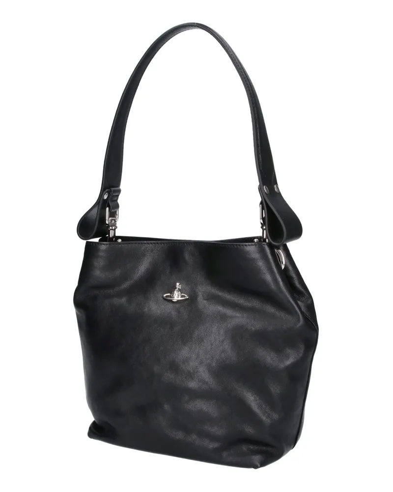 Vivienne Westwood Women's Bags Black Calf Leather Black
