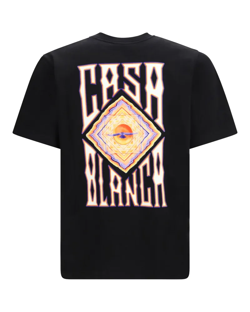 Casablanca Paris Hermons Mirage T-Shirt — Black Black
