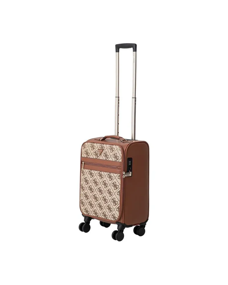 Guess Women's Travel Bag Cognac Logo Polyester - Travel-Bags Cognac