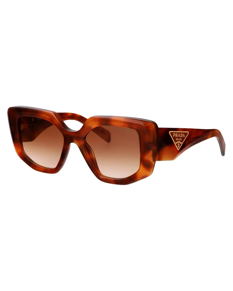 Prada Women's Sunglasses 0pr 14zs Tortoiseshell Cognac Acetate Brown