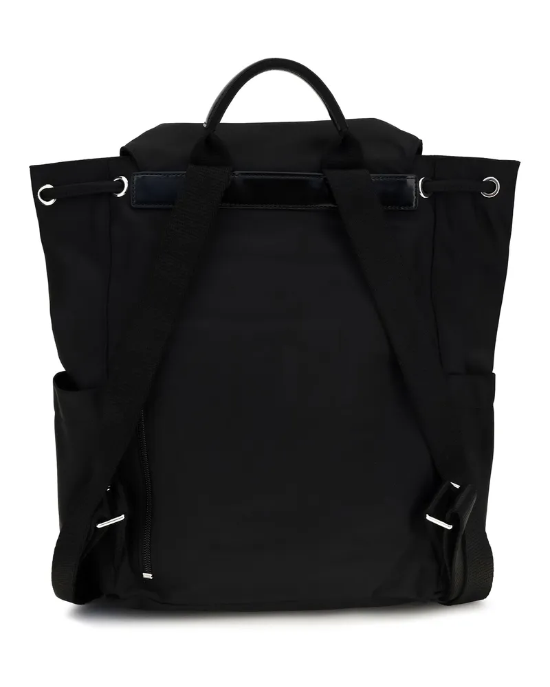 Tory Burch Women's Virginia Backpack Black Nylon Handbags Hand Bags Black