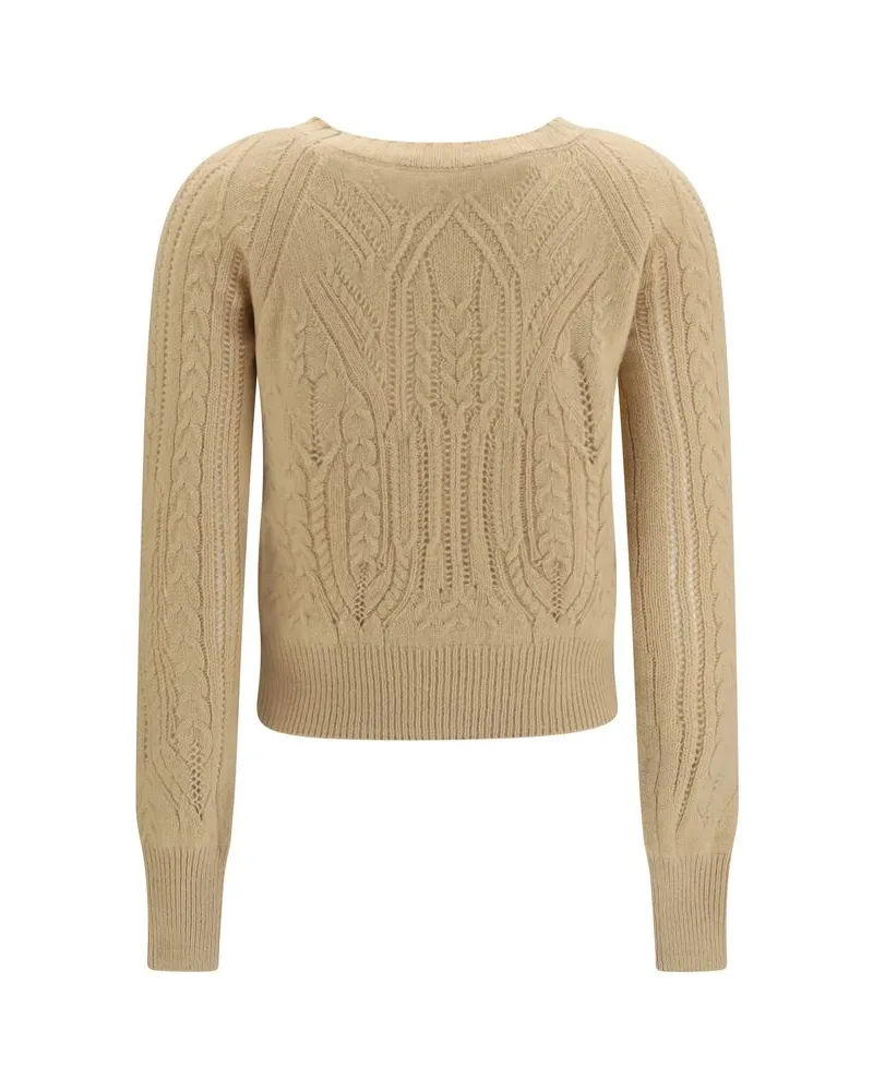 Ermanno Scervino Women's Beige Cashmere Sweater Clothing Beige