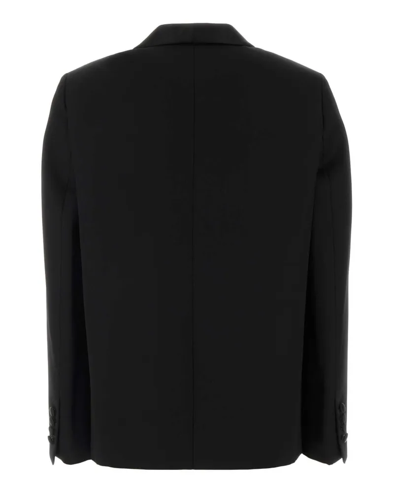 Fendi Grain Blazer — Black Black