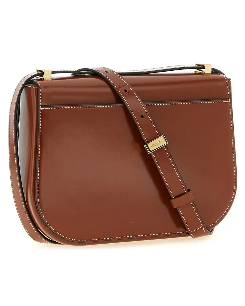Ferragamo Crossbody Bag — Brown Brown