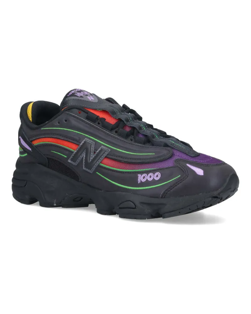 New Balance Unisex Sneakers Black Synthetic Lthr Black