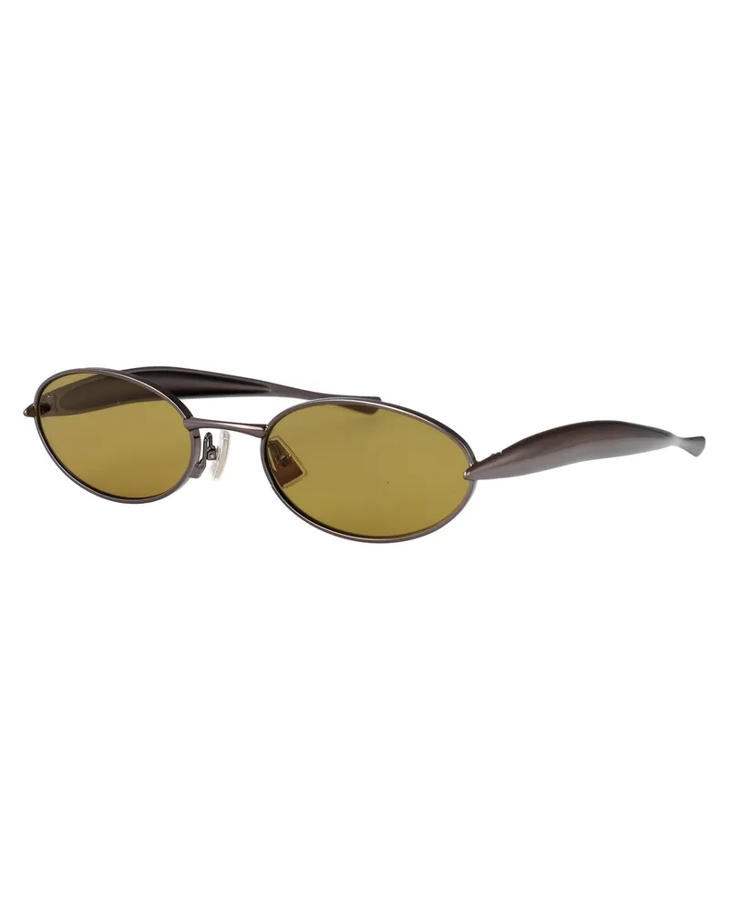 Bottega Veneta Unisex Sunglasses Ruthenium-Yellow Metal Ruthenium/yellow Yellow