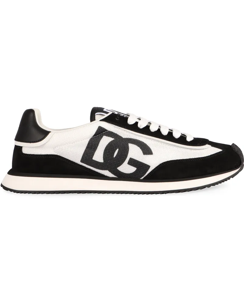 Dolce & Gabbana Men's Dg Cushion Low-Top Sneakers Calf Trainers Black
