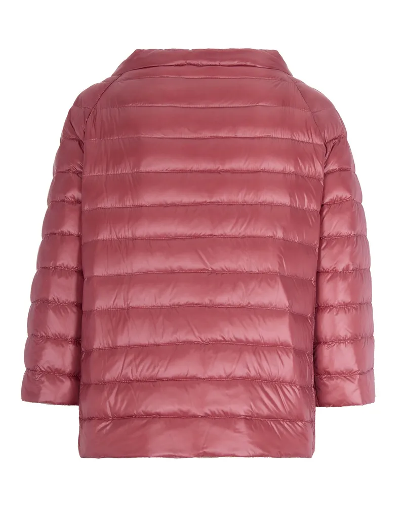 Herno Women's Reversible Cape Dark Pink-Light Pink Puffer Jackets Pink/light Pink