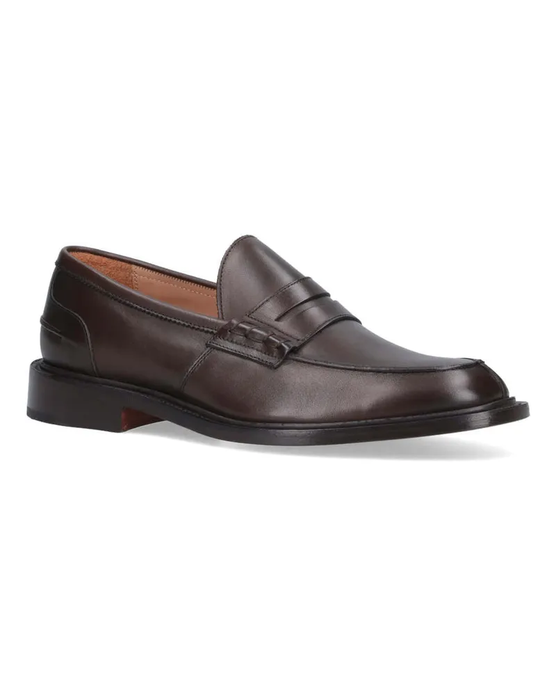 Tricker's Men's Flat Shoes Brown Calf Leather Brown