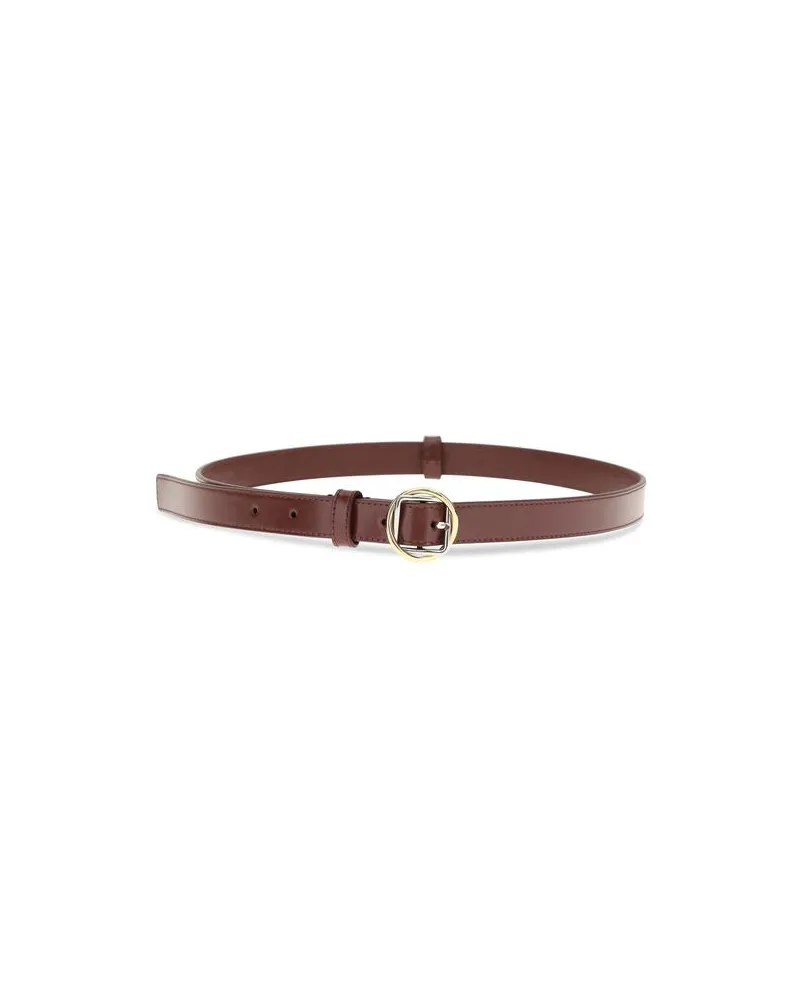 Jacquemus Calf Leather Belt — Brown 
