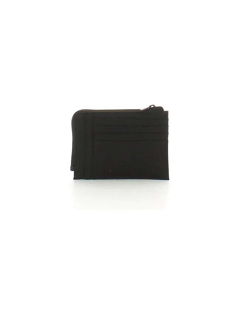 Piquadro Men's Wallet Black Recycled Polyester Bags Black