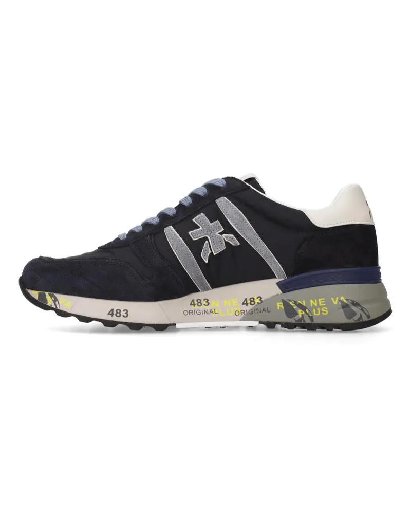 Premiata Lander Sneakers — Navy Navy