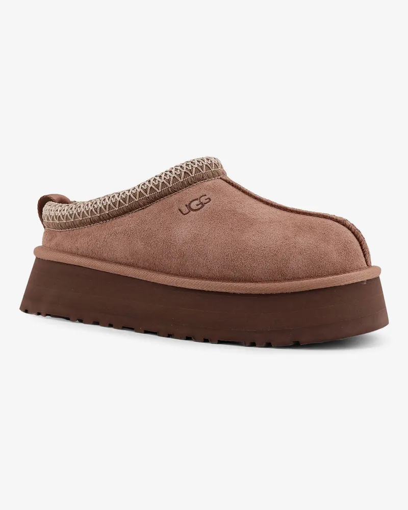 UGG Women's Slip-On Tazz Suede Brown Loafers Brown