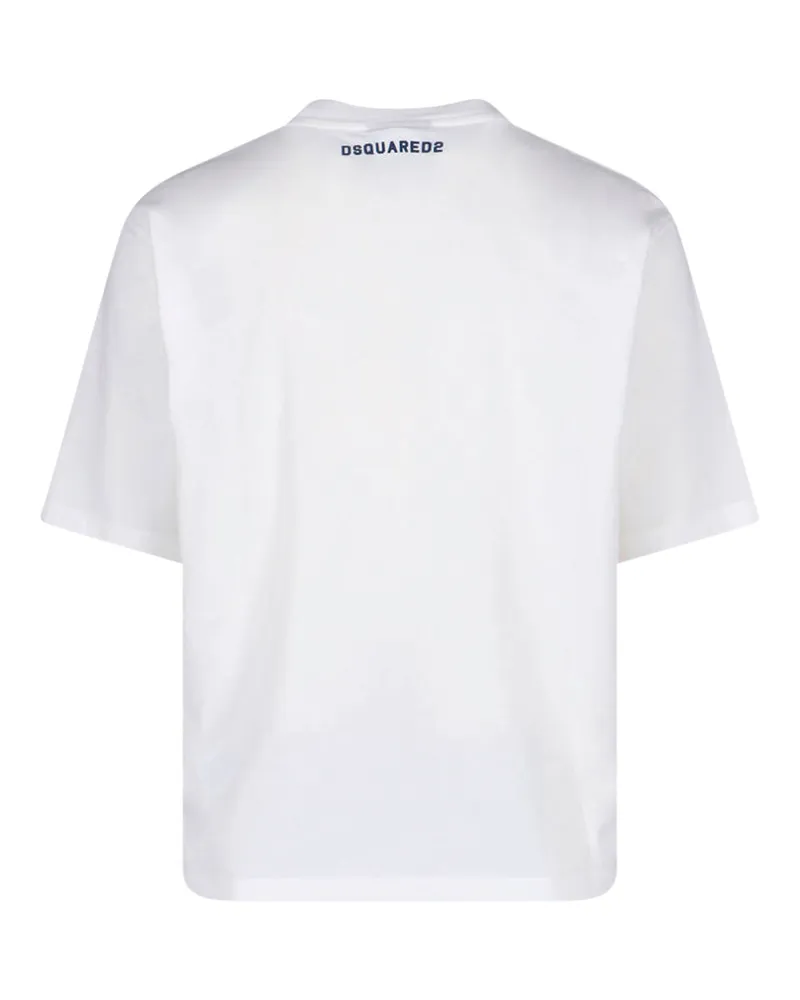 Dsquared2 Men's T-Shirts And Polos White Cotton White