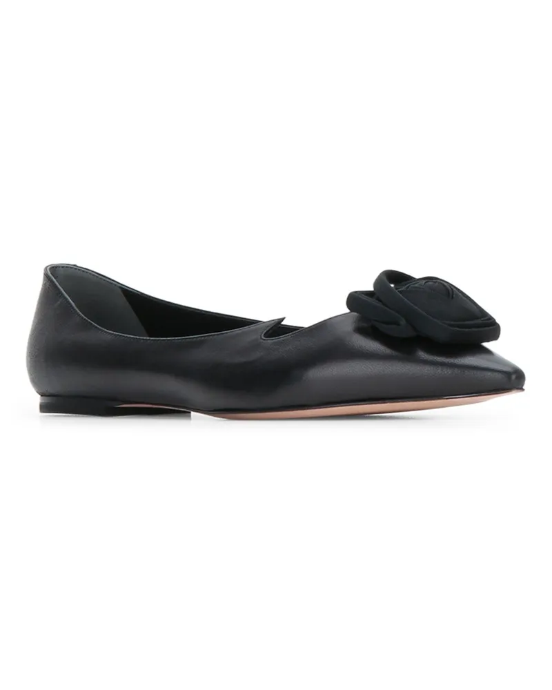 Roger Vivier Women's I Love Vivier Rose Ball 05 Nero Scarpe Con Tacco High Heel Shoes Black