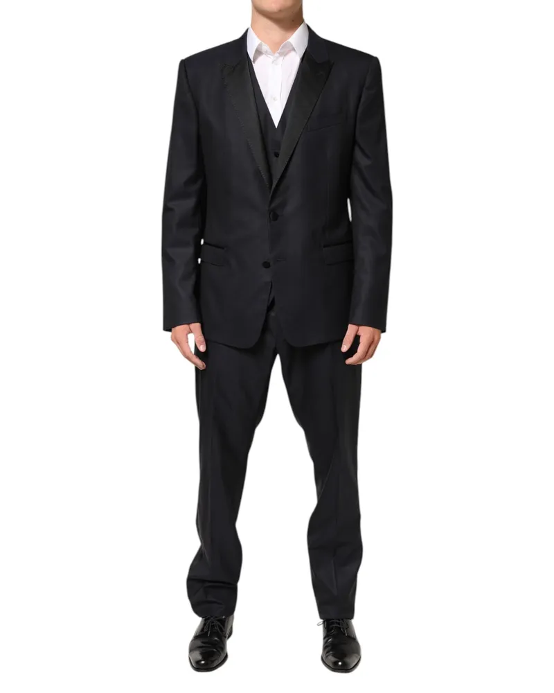 Dolce & Gabbana Martini Pant Suit — Black Dark