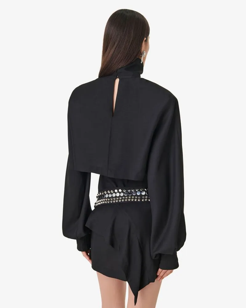 IRO Rhinestone-Embellished Tunic — Black Black