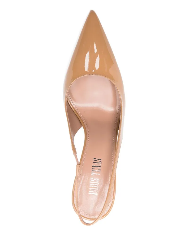 Paris Texas Lidia Slingback Pump — Beige Beige