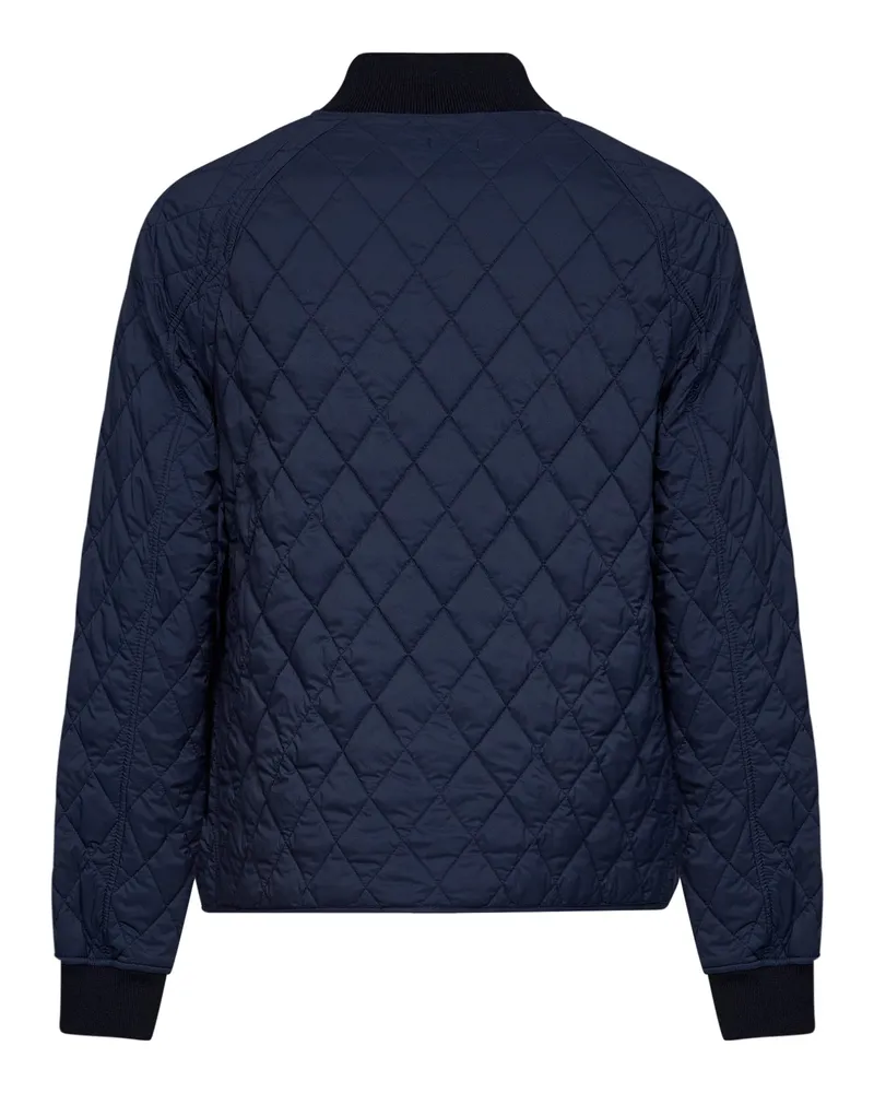 Burberry Men's Jacket Quilted Nylon Navy Blue Polyamide Bomber Navy