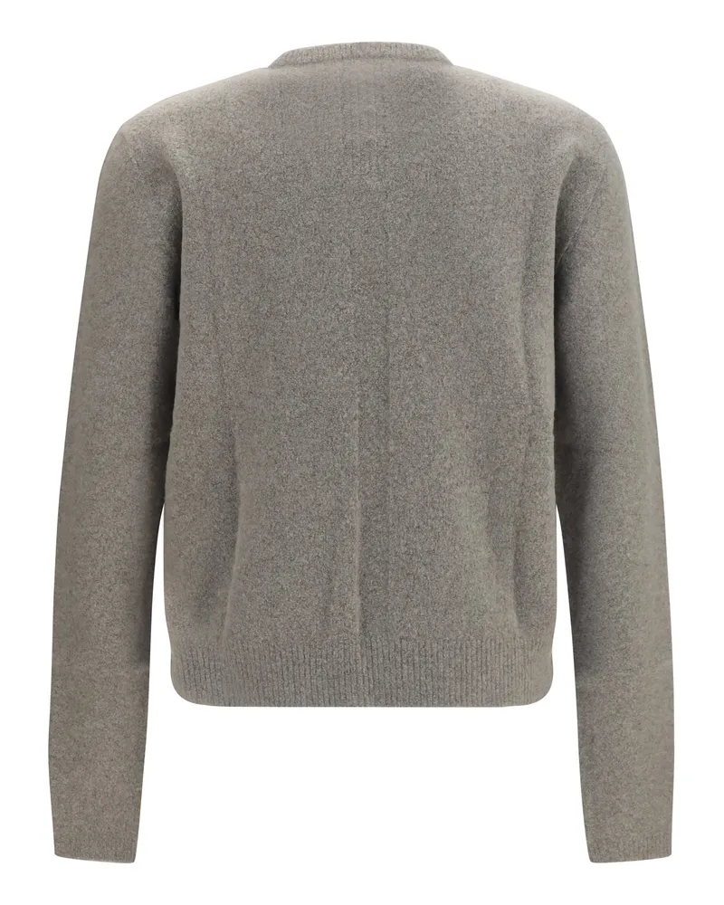 Rick Owens Men's Cashmere-Blend Crewneck Sweater Dust Dust