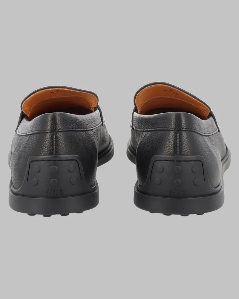 TOD'S Calf Leather Loafers — Black Black