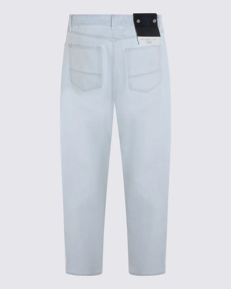 Stone Island Men's Jeans Blue Extra _100 % Co Blue