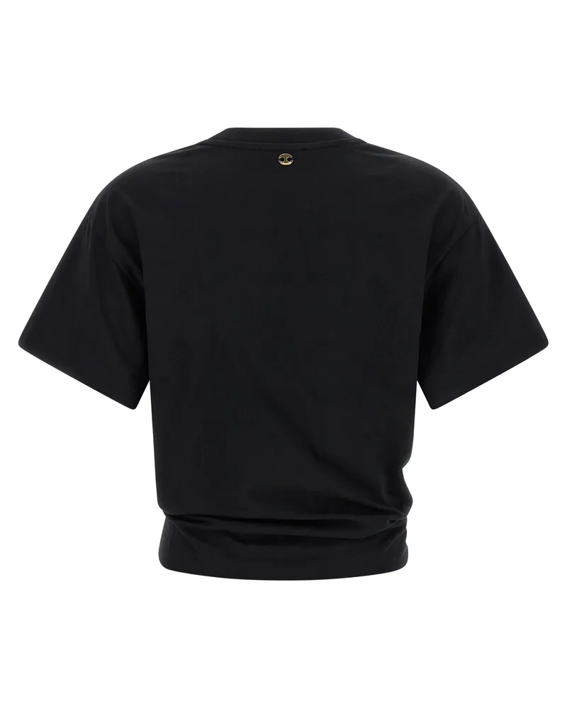 Paco Rabanne Women's Black Cotton T-Shirt Black