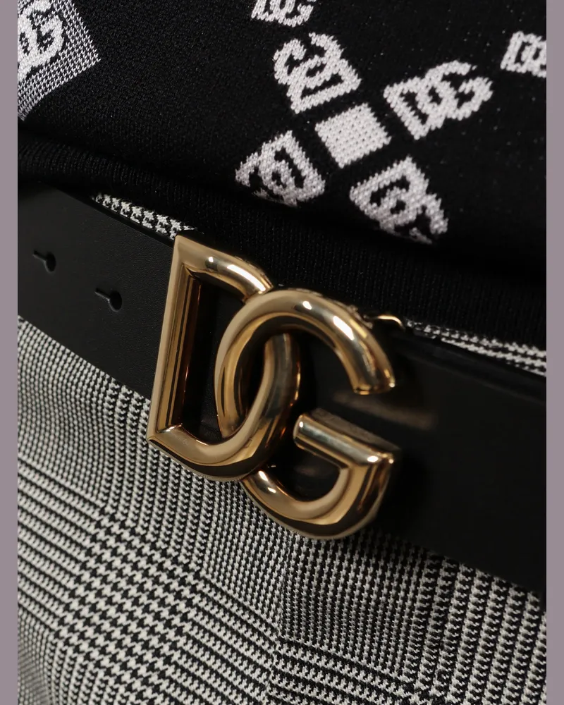 Dolce & Gabbana Men's Leather Belt Black Black