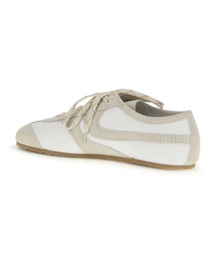 Dries van Noten Men's Sneakers Suede White Trainers White