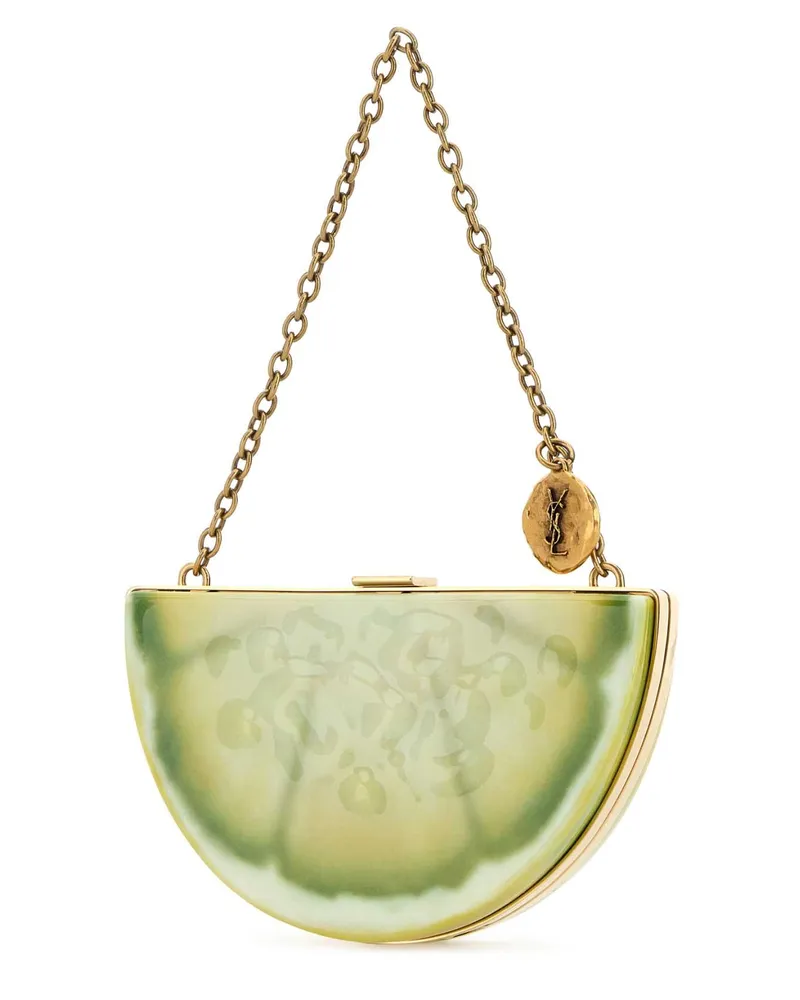 Saint Laurent Lemon Clutch — Yellow Yellow