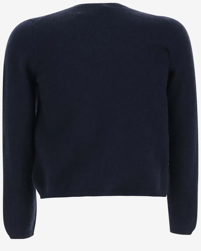 Il Gufo 100% Cashmere Cardigan — Navy Navy