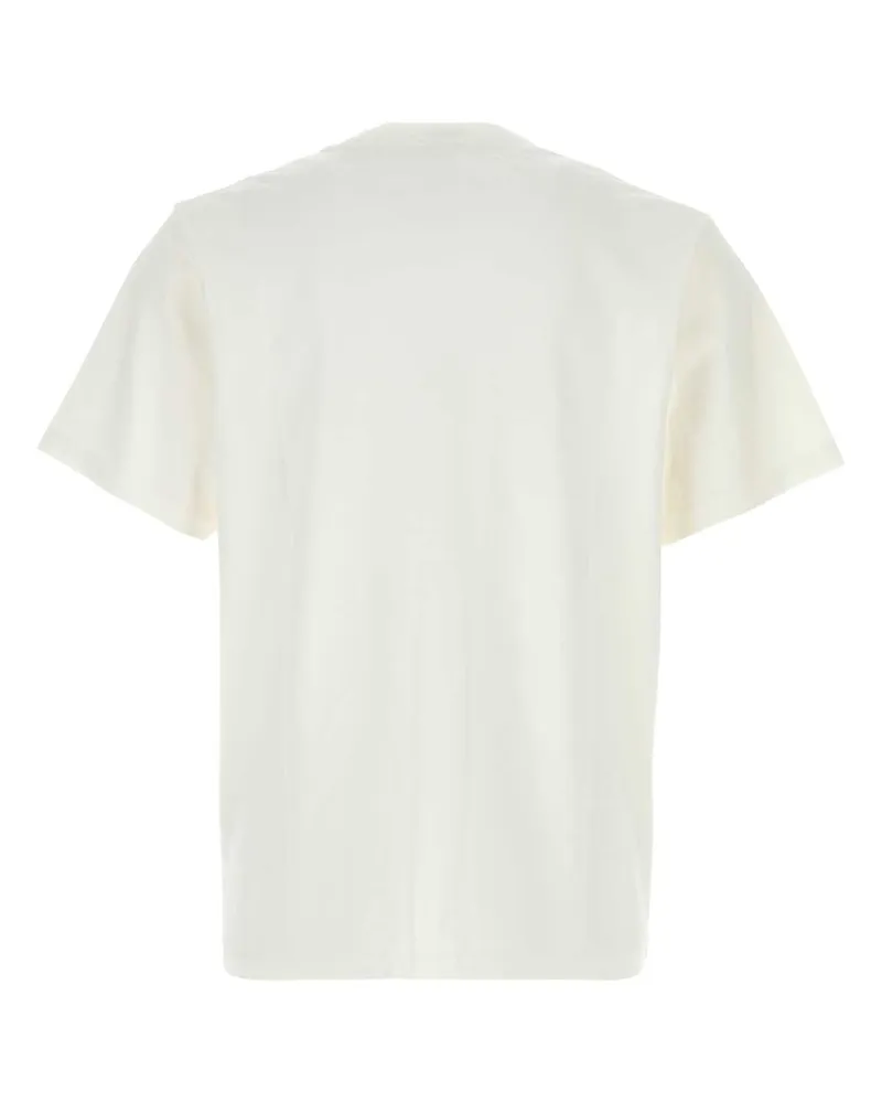 SPORTY & RICH Men Crest T-Shirt White Cotton White