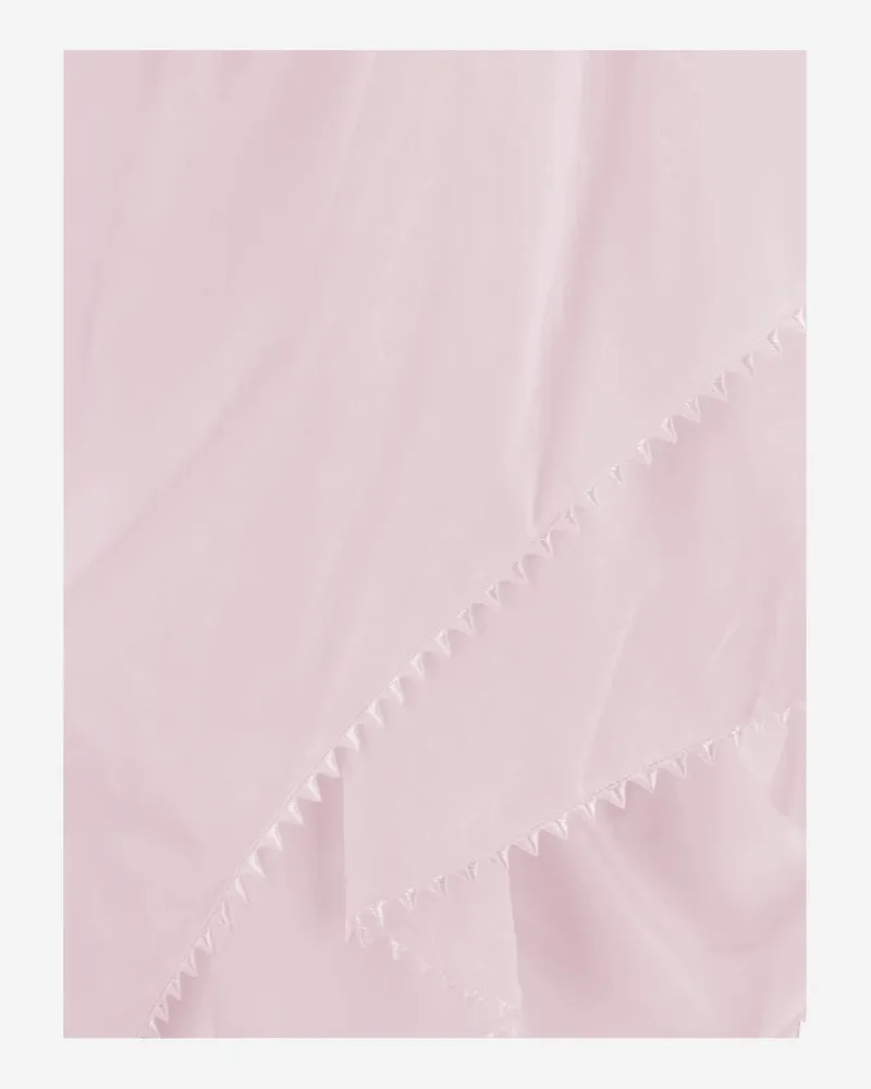 Jacquemus Asymmetrical Cotton Dress — Pink 