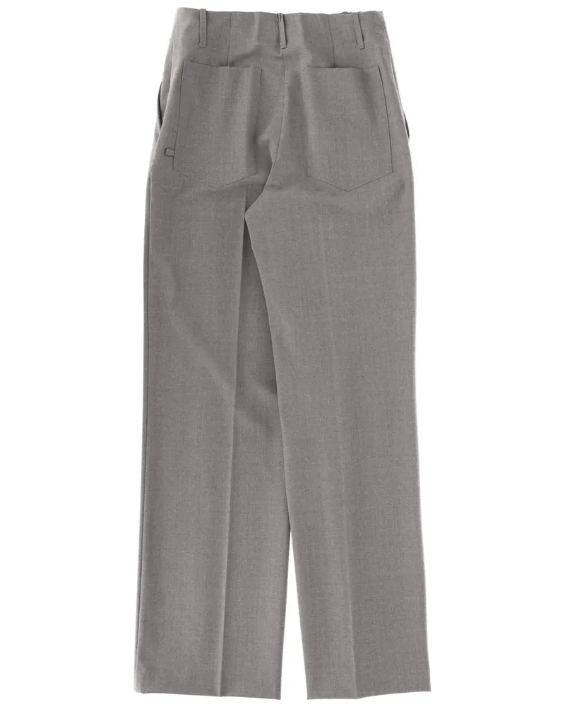 Circus Hotel Virgin Wool Trousers — Gray Gray